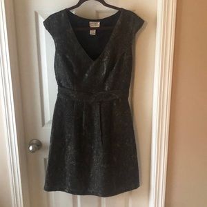 M.S.S.P. Fit and Flare Jacquard Dress